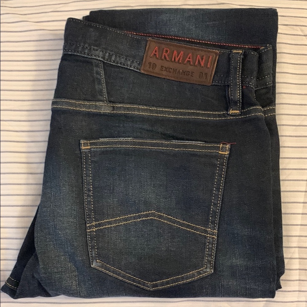 100% Authentic Giorgio Armani Men's Blue Jeans